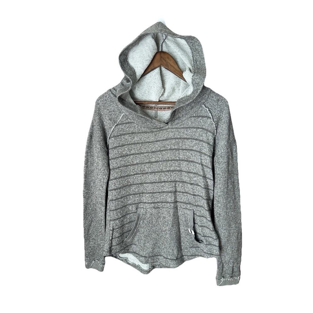 Roxy Striped Poncho Beach‎ Hoodie Gorpcore Preppy Regency Quiet Luxury S